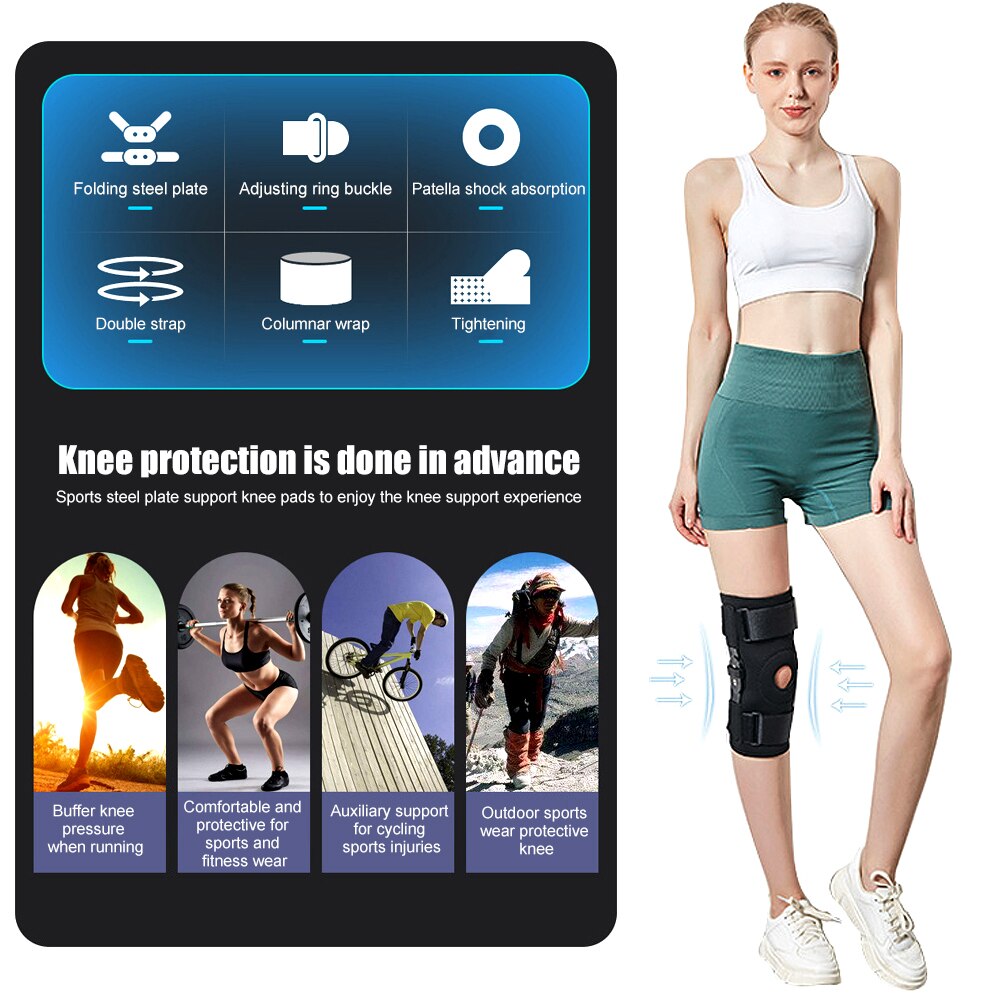 Hinged Knee Support Brace