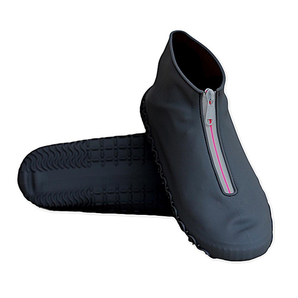 Silicone Waterproof Shoe Covers With Zipper