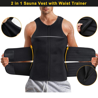 Waist Trainer Back Support Sauna Vest
