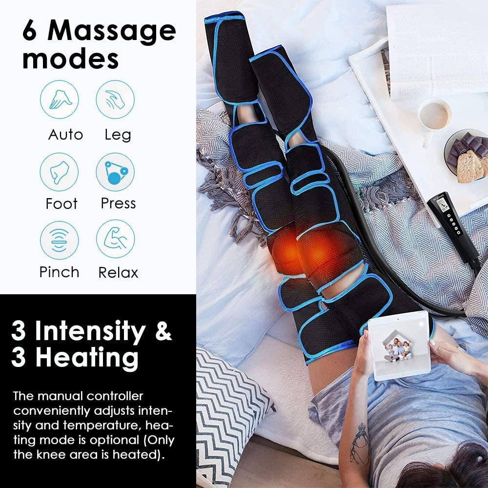 360° compression leg massager