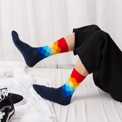 10 Pairs Geometric Print Socks