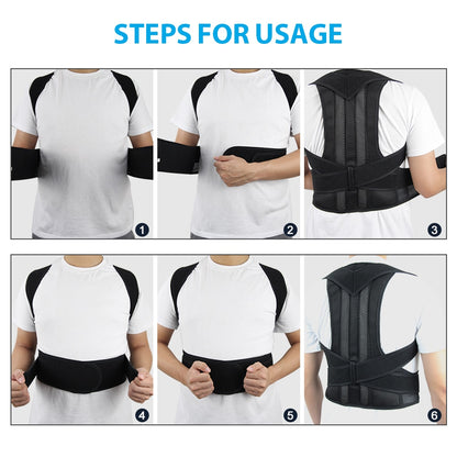 Adjustable Full Back Posture Corrector