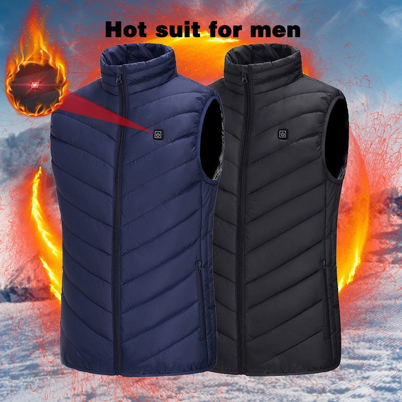 Back Heated Winter Vest