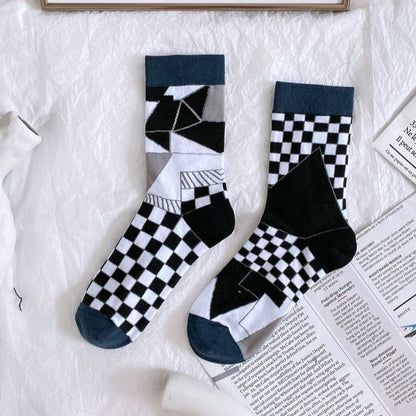 Abstract print AB socks