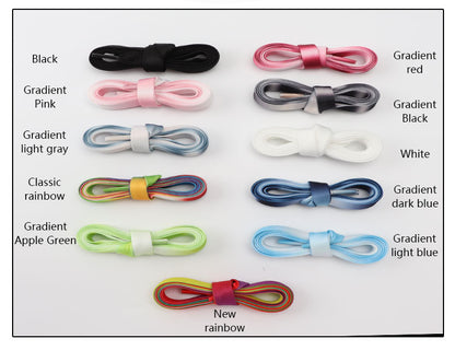 Gradient Color Flat Shoelaces