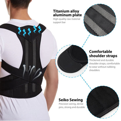 Adjustable Full Back Posture Corrector