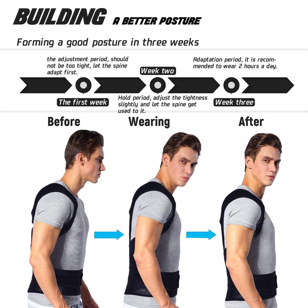 Adjustable Full Back Posture Corrector