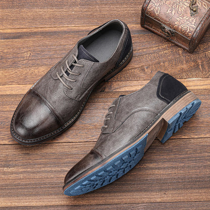 Men's Derby Leather Shoes