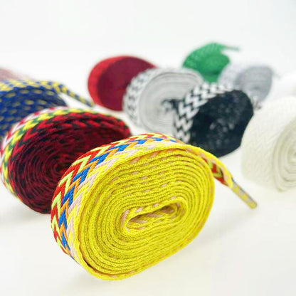 Flat Multi-Pattern Shoelaces 1.5cm/2cm/3cm