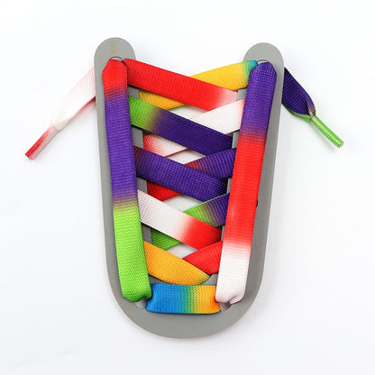 Gradient Color Flat Shoelaces