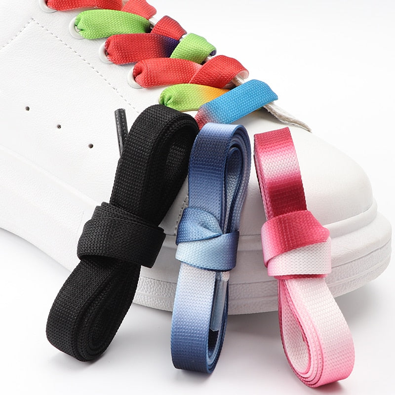 Gradient Color Flat Shoelaces