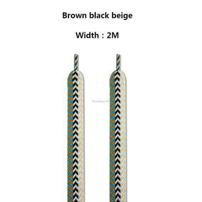 Flat Multi-Pattern Shoelaces 1.5cm/2cm/3cm