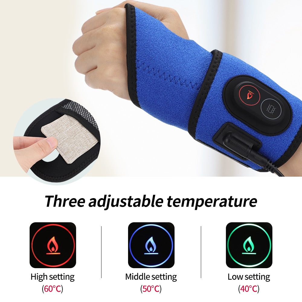 Heat & Massage Wrist Brace