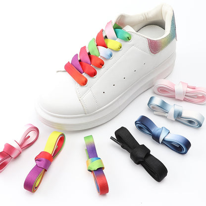 Gradient Color Flat Shoelaces