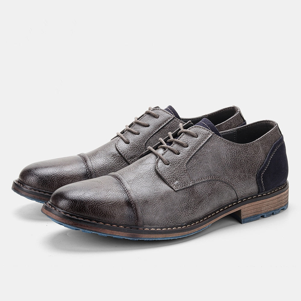 Men's Derby Leather Shoes