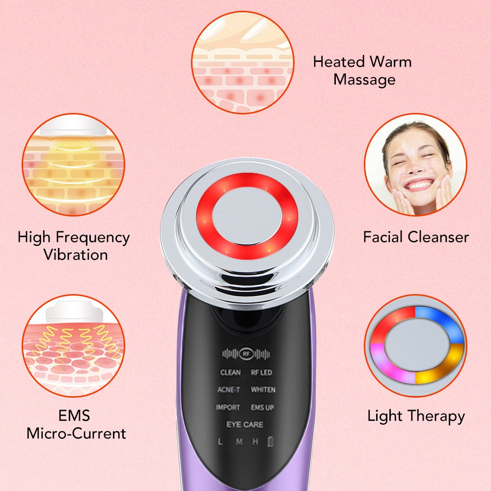 7 in 1 Skin Rejuvenation Facial Massager