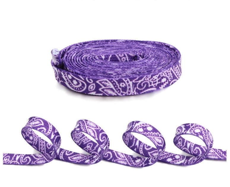 Bandana Print Flat Shoelaces