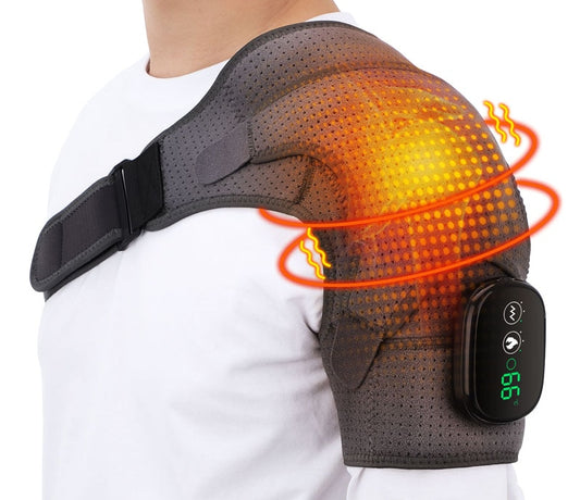 Heat + Massage Shoulder Support