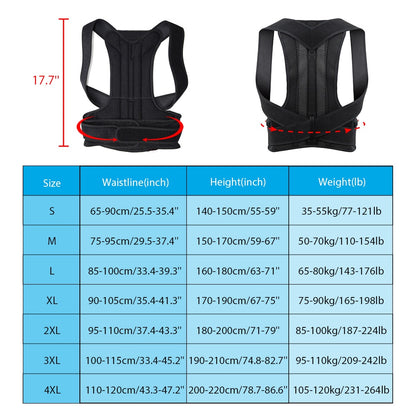 Adjustable Full Back Posture Corrector