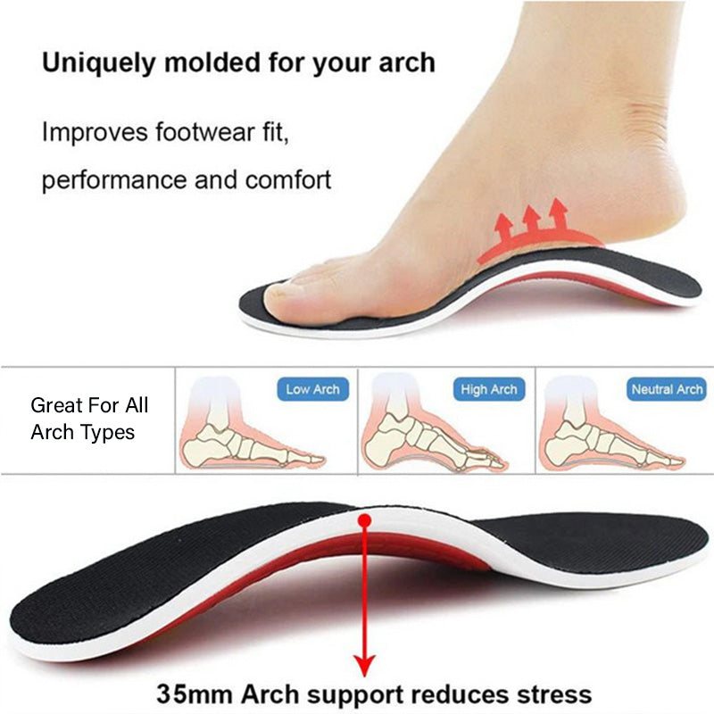 3D Orthotic Arch Support Insoles