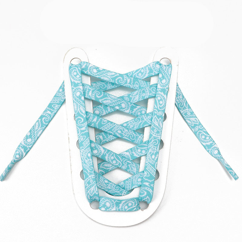 Bandana Print Flat Shoelaces