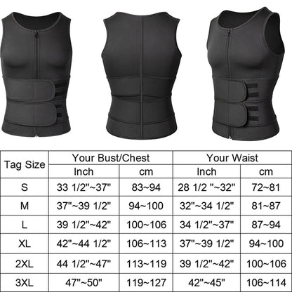 Waist Trainer Back Support Sauna Vest